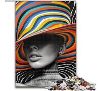 Puzzle da 1000 pezzi per adulti e adolescenti, raffigurante una bella donna, per bambini dai 14 anni in su, ideale come regalo per tutta la famiglia e gli amici (dimensioni 26x38cm)