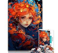 Puzzle da 1000 pezzi per adulti e adolescenti,raffigurante una bellissima donna affascinante,ideale come regalo per tutta la famiglia,adatto a bambini di età compresa tra 38 e 14 anni (38x26cm)