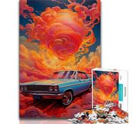 Puzzle da 1000 pezzi per adulti e adolescenti raffigurante un'auto fantastica Puzzle da 1000 pezzi, ideale come regalo per tutta la famiglia dai 14 anni in su (dimensioni 75x50cm)