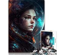 Puzzle da 1000 pezzi per adulti e adolescenti ragazza anime nello spazio puzzle per adolescenti apprendimento educativo ideale come regalo per tutta la famiglia 38x26cm