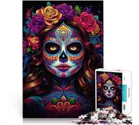 Puzzle da 1000 pezzi per adulti e adolescenti Ragazza di Carnevale Fatto di cartone Adatto a partire dai 14 anni per il gioco educativo sfida giocattolo Regalo per i compleanni misurare:38x52cm