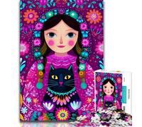 Puzzle da 1000 pezzi per adulti e adolescenti, ragazza russa e figa, difficile da completare ma divertente e umoristico, compleanni e anniversari (38x26cm)
