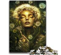 Puzzle da 1000 pezzi per adulti e adolescenti Ragazza tarassaco Aiuta il cervello a esercitare Giocattoli avvincenti per coltivare la pazienza Decorazione da parete 26x38cm