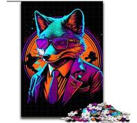 Puzzle da 1000 pezzi per adulti e adolescenti, Red Fox Bouncer Gangster, gioco per famiglie, antistress, sfida difficile, rafforza l'amore tra coppie (dimensioni 50x75cm)