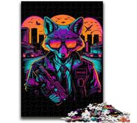Puzzle da 1000 pezzi per adulti e adolescenti Red Fox Torcher Gangster per 14 anni e oltre Gioco impossibile Regalo di Natale e compleanno 26x38cm