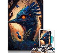 Puzzle da 1000 pezzi per adulti e adolescenti regno incantato struzzo puzzle per adolescenti giochi educativi classici bellissima decorazione 38x26cm