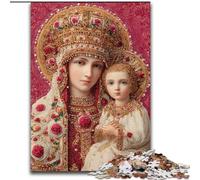 Puzzle da 1000 pezzi per adulti e adolescenti, ritratto di Maria la madre, elefante giocattolo, gioco intellettuale, regalo di compleanno, regali, arte murale per età 14+ dimensioni 50x75cm