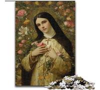 Puzzle da 1000 pezzi per adulti e adolescenti Ritratto di Maria la Madre, giocattoli e giochi educativi per adulti e adolescenti dimensioni 50x75cm