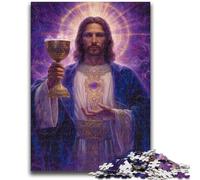 Puzzle da 1000 pezzi per adulti e adolescenti, ritratto di Maria, la madre, per adolescenti, antistress, per trascorrere il tempo libero e per l'interazione genitore-figlio (50x75cm)