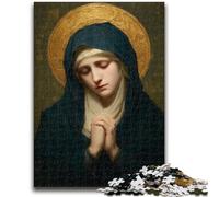 Puzzle da 1000 pezzi per adulti e adolescenti Ritratto di Maria La Madre Puzzle, giochi educativi Decorazione per la casa Adatto per la decorazione del desktop 38x26cm