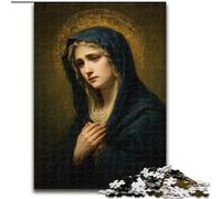 Puzzle da 1000 pezzi per adulti e adolescenti, Ritratto di Maria Madre, per 14+ anni, gioco impegnativo come regalo per tutta la famiglia e gli amici (dimensioni 26x38cm)