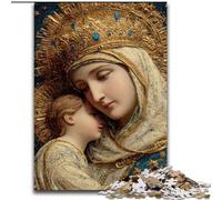 Puzzle da 1000 pezzi per adulti e adolescenti, Ritratto di Maria Madre, per gioco educativo, giocattolo, arredamento unico per la casa e regali (dimensioni 50x75cm)
