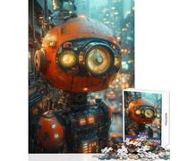 Puzzle da 1000 pezzi per adulti e adolescenti robot futuristico in un mondo virtuale giocattoli decorazioni per la casa opere d'arte regali giochi divertenti migliorare l'amore tra coppie50x75cm