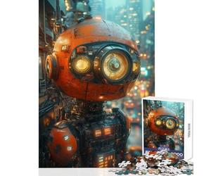 Puzzle da 1000 pezzi per adulti e adolescenti robot futuristico in un mondo virtuale giocattoli decorazioni per la casa opere d'arte regali giochi divertenti migliorare l'amore tra coppie50x75cm