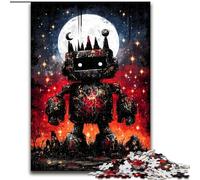 Puzzle da 1000 pezzi per adulti e adolescenti, robot misterioso, educativo e didattico, ideale come regalo per tutta la famiglia (dimensioni 26x38cm)