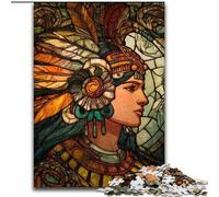 Puzzle da 1000 pezzi per adulti e adolescenti, Sacerdotessa Maya, giocattolo educativo ideale come regalo per tutta la famiglia (dimensioni 26x38cm)
