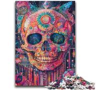 Puzzle da 1000 pezzi per adulti e adolescenti, scheletro di Bitcoin, per età pari o superiore a 14 anni, decorazione per la casa come regalo per tutta la famiglia e gli amici, 26x38cm