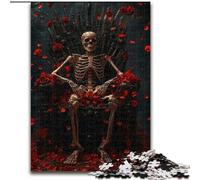 Puzzle da 1000 pezzi per adulti e adolescenti, scheletro umano, giocattoli per l'intrattenimento della famiglia, ideali come regali per tutta la famiglia dai 14 anni in su (dimensioni 26x38cm)