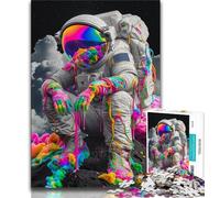 Puzzle da 1000 pezzi per adulti e adolescenti, sogno di astronauta, giocattoli educativi per l'apprendimento, giochi per famiglie, migliora l'amore tra coppie, 38x26cm