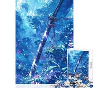 Puzzle da 1000 pezzi per adulti e adolescenti Spada dello spirito della foresta decorazione per la casa giocattoli regali di compleanno gioco impossibile stimolante intellettuale dimensioni 38x52cm