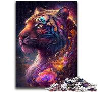 Puzzle da 1000 pezzi per adulti e adolescenti Spirit Tiger per bambini dai 14 anni in su, ideale come regalo per tutta la famiglia, 50x75cm