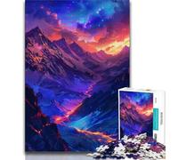 Puzzle da 1000 pezzi per adulti e adolescenti splendido paesaggio montano puzzle da 1000 pezzi per ammazzare il tempo durante le vacanze con pezzi completamente interconnessi e di forma casuale