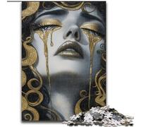 Puzzle da 1000 pezzi per adulti e adolescenti, splendido volto della dea, per bambini dai 14 anni in su, ideale come regalo per tutta la famiglia e gli amici (dimensioni 50x75cm)