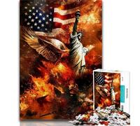 Puzzle da 1000 pezzi per adulti e adolescenti Statua della Libertà Puzzle da 1000 pezzi Relax Games è l'ideale come regalo per tutta la famiglia 26x38cm