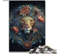 Puzzle da 1000 pezzi per adulti e adolescenti Stellar Lions Mane, per età 14+ Adatto per coppie, attività divertenti a casa, regalo di compleanno, regali da viaggio (dimensioni 50x75cm)