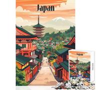 Puzzle da 1000 pezzi per adulti e adolescenti strade giapponesi senza tempo giocattoli fai da te regalo per compleanni giochi educativi stimolanti intellettuali dimensioni 38x26cm