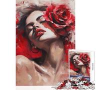 Puzzle da 1000 pezzi per adulti e adolescenti sussurro di romanticismo decorazione da parete regali di Babbo Natale segreto giochi divertenti per migliorare l'amore tra coppie dimensioni 38x26cm