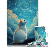 Puzzle da 1000 pezzi per adulti e adolescenti, tema: maialino che balla, gioco stimolante e gioco educativo per famiglie, per compleanni e Natale (38x26cm)