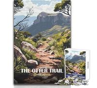 Puzzle da 1000 pezzi per adulti e adolescenti, The Otter Trail, paesaggio del Sud Africa, giochi educativi, analisi e logica, opera d'arte, regalo, dimensioni 50x75cm