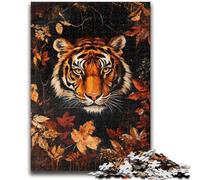 Puzzle da 1000 pezzi per adulti e adolescenti Tigre nella giungla, per età dai 14 anni in su, decorazione per la casa come regalo per tutta la famiglia e gli amici, 50x75cm