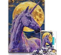 Puzzle da 1000 pezzi per adulti e adolescenti unicorno magico puzzle per adolescenti giocattolo educativo intellettuale decomprimente regalo di compleanno 75x50cm