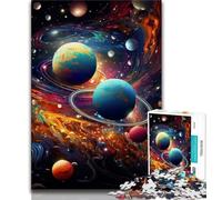 Puzzle da 1000 pezzi per adulti e adolescenti universo colorato puzzle da 1000 pezzi per ammazzare il tempo durante le vacanze con pezzi completamente interconnessi e di forma casuale 75x50cm