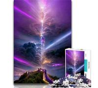 Puzzle da 1000 pezzi per adulti e adolescenti universo dei sogni colorati giocattoli educativi per l'apprendimento giochi per famiglie regali e compleanni unici 26x38cm