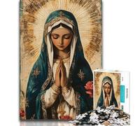 Puzzle da 1000 pezzi per adulti e adolescenti Vergine Maria, aiuta il cervello a esercitare giocattoli avvincenti per coltivare la pazienza Decorazione perfetta 50x75cm