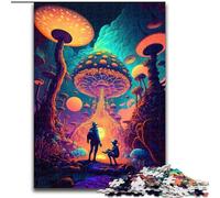 Puzzle da 1000 pezzi per adulti e adolescenti, Viaggiatori in un regno diverso, per età dai 14 anni in su, decorazione per la casa come regalo per tutta la famiglia e gli amici dimensioni 26x38cm