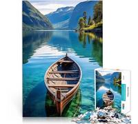 Puzzle da 1000 pezzi per adulti e adolescenti “Viaggio in Norvegia” Fatto di carta,Adatto a persone dai 14 anni in su Interazione genitore-figlio Regali interessanti per ridurre lo stress。