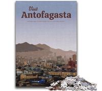 Puzzle da 1000 pezzi per adulti e adolescenti Visita Antofagasta Aiuta il cervello ad allenarsi Giocattoli avvincenti per coltivare la pazienza Collezione di artisti, Belle arti (dimensioni 38x52cm)