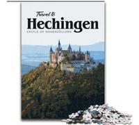Puzzle da 1000 pezzi per adulti e adolescenti, visita Hechingen, giocattoli educativi per l'apprendimento, regali di compleanno unici per età 14+, 50x75cm