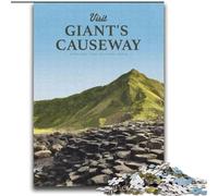 Puzzle da 1000 pezzi per adulti e adolescenti Visita il gioco a quiz della Giant's Causeway, ideale come regalo per tutta la famiglia (38x52cm) 1000 pezzi