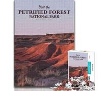 Puzzle da 1000 pezzi per adulti e adolescenti "Visita la foresta pietrificata", giocattoli, giochi educativi, decorazioni per la casa e regali unici antistress (38x26cm)