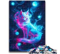 Puzzle da 1000 pezzi per adulti e adolescenti, Volpe e Dio Gioco educativo divertente e umoristico per compleanni, 26x38cm