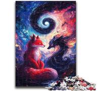 Puzzle da 1000 pezzi per adulti e adolescenti Yin Yang Fox Giochi educativi Giocattoli fai da te per È ideale come regalo per tutta la famiglia 26x38cm
