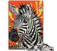 Puzzle da 1000 pezzi per adulti e adolescenti Zebra Art per età 14 anni e oltre Giochi per famiglie Gioco di Natale Regali per donne 50x75cm