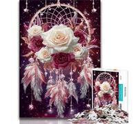 Puzzle da 1000 pezzi per adulti e ragazzi, acchiappasogni, con poster abbinato e scheda di curiosità per bambini dai 14 anni in su (dimensioni 38x26cm)