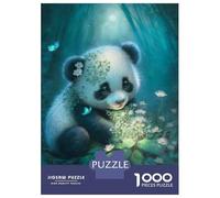 Puzzle Da 1000 Pezzi Per Adulti E Ragazzi Adorable Little Panda Bear Puzzle Per Adulti Gioco Per Famiglie Decorazione Per La Casa Compleanno E Regali Unici 52x38cm/1000pcs