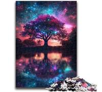 Puzzle da 1000 pezzi per adulti e ragazzi Albero della vita per età 14+ Gioco intellettuale Regali di compleanno di Natale 26x38cm